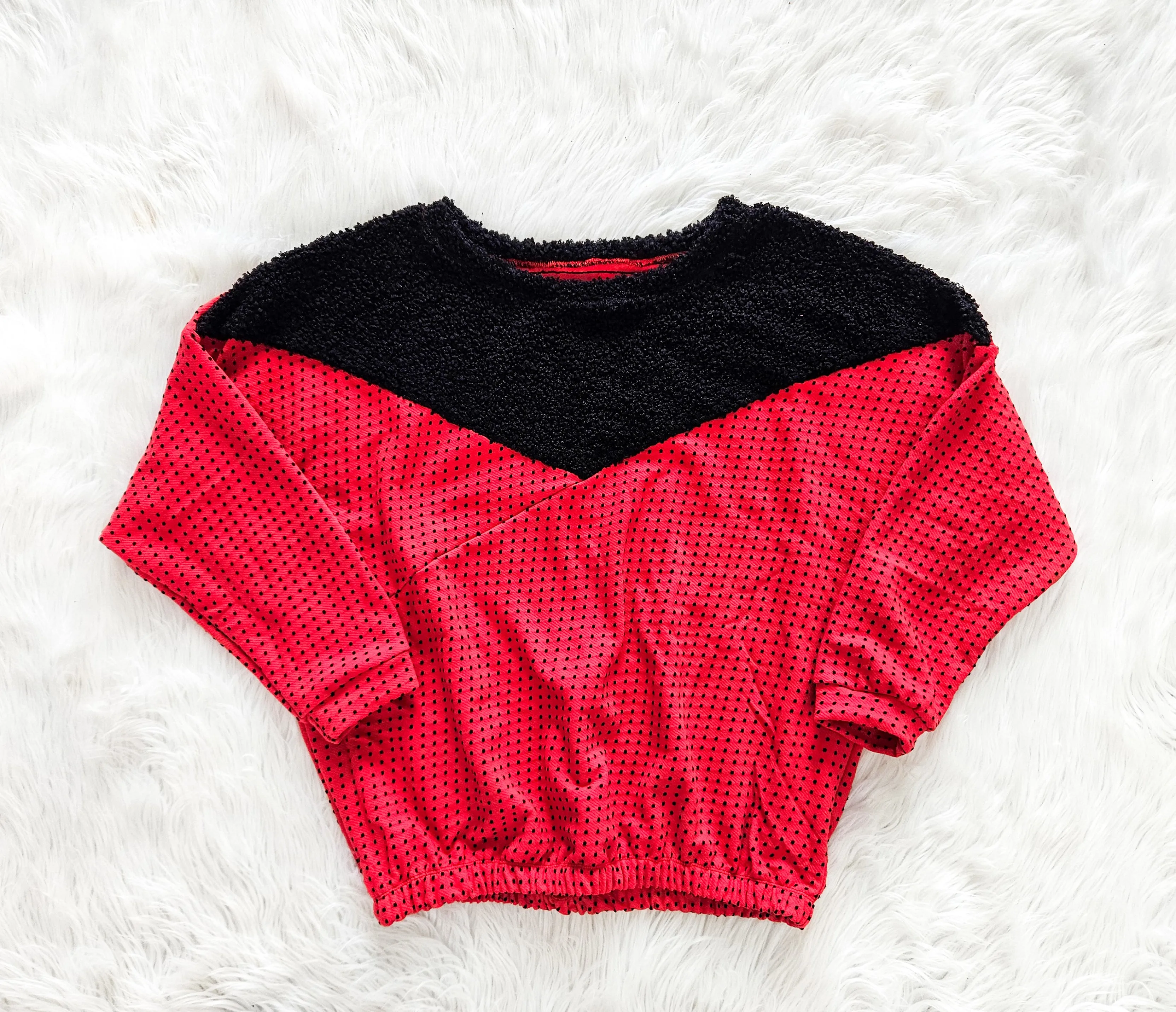 Adult Red & Black Sweater