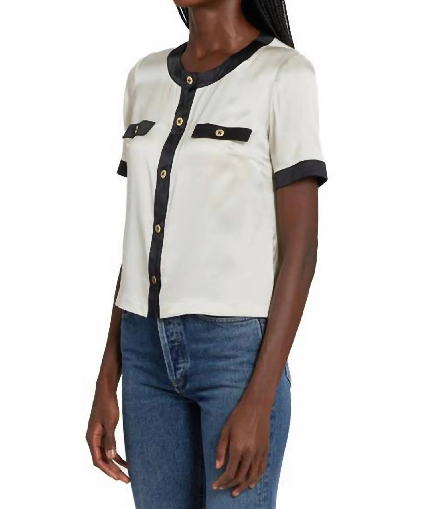 Amanda Uprichard - Bel Aire Silk Blouse