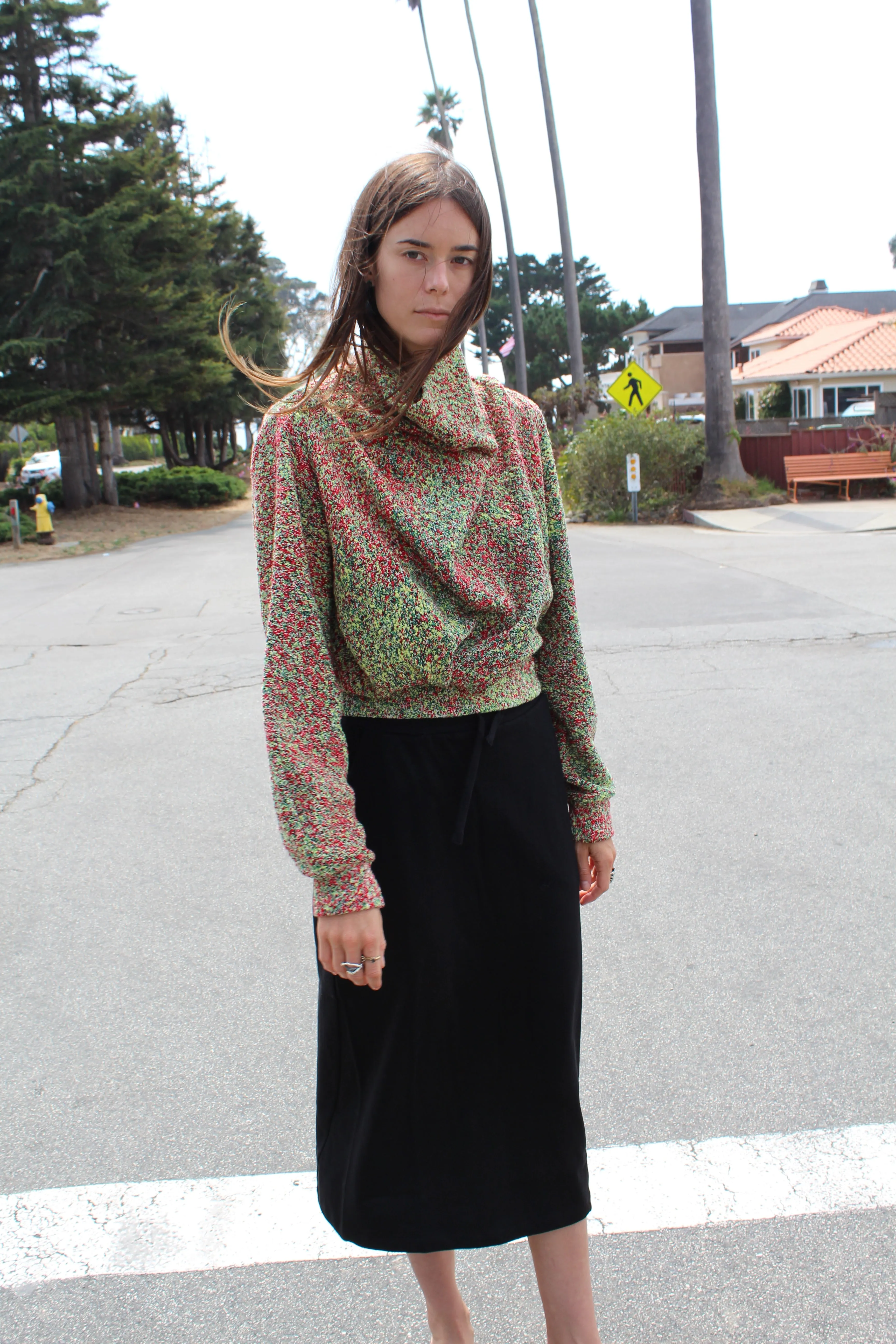 Anntian Knit Mini Sweater Bright Noise