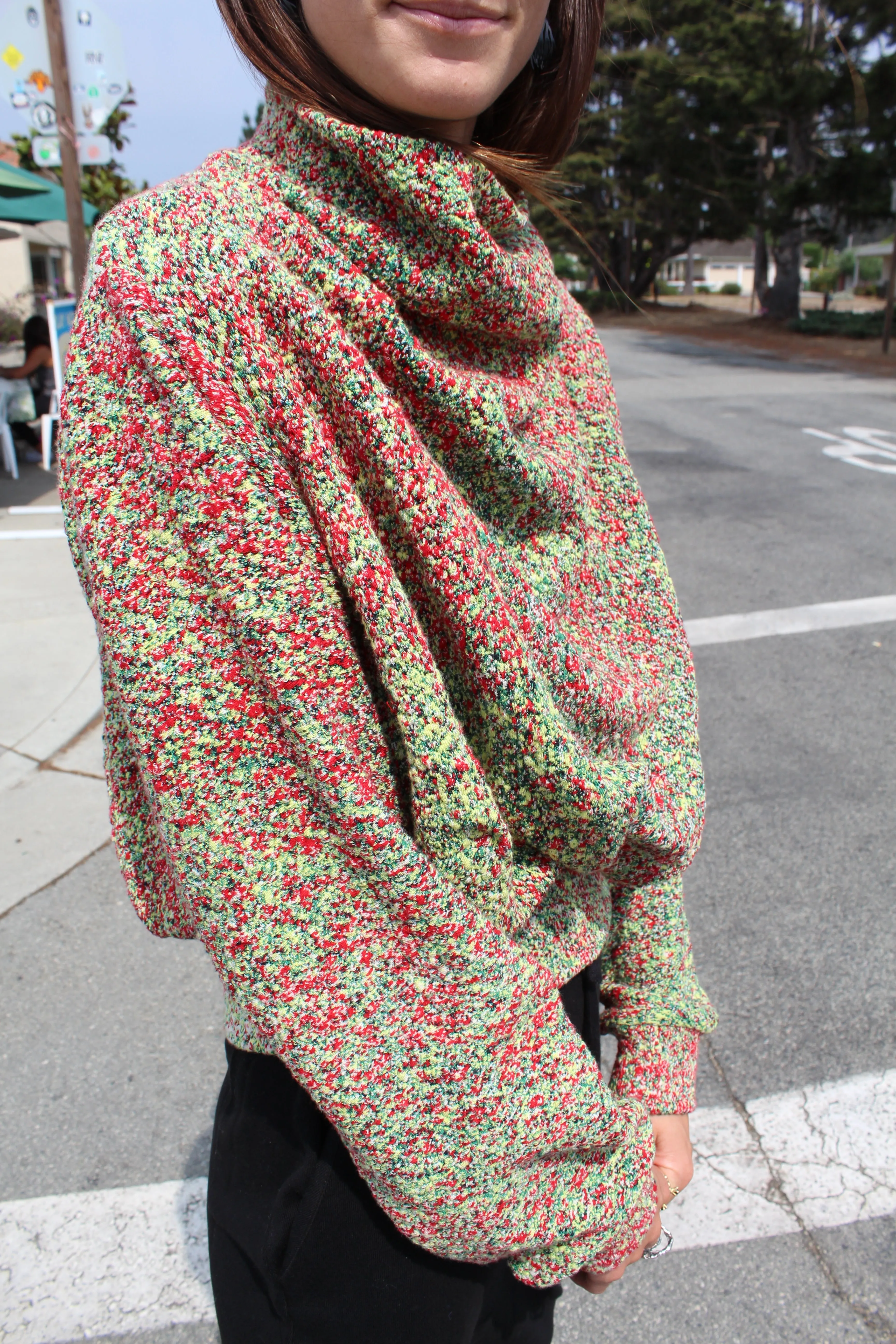 Anntian Knit Mini Sweater Bright Noise