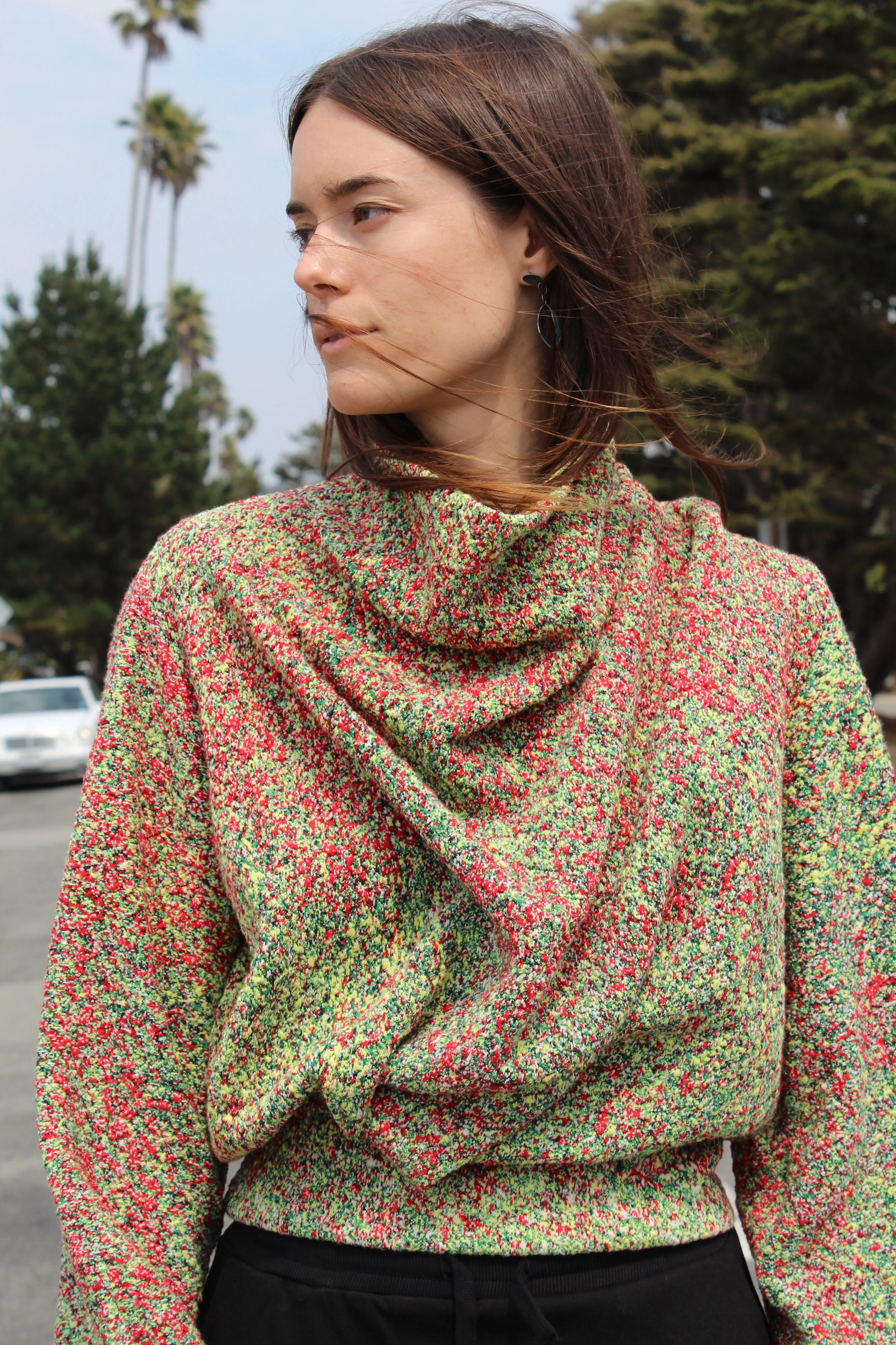 Anntian Knit Mini Sweater Bright Noise