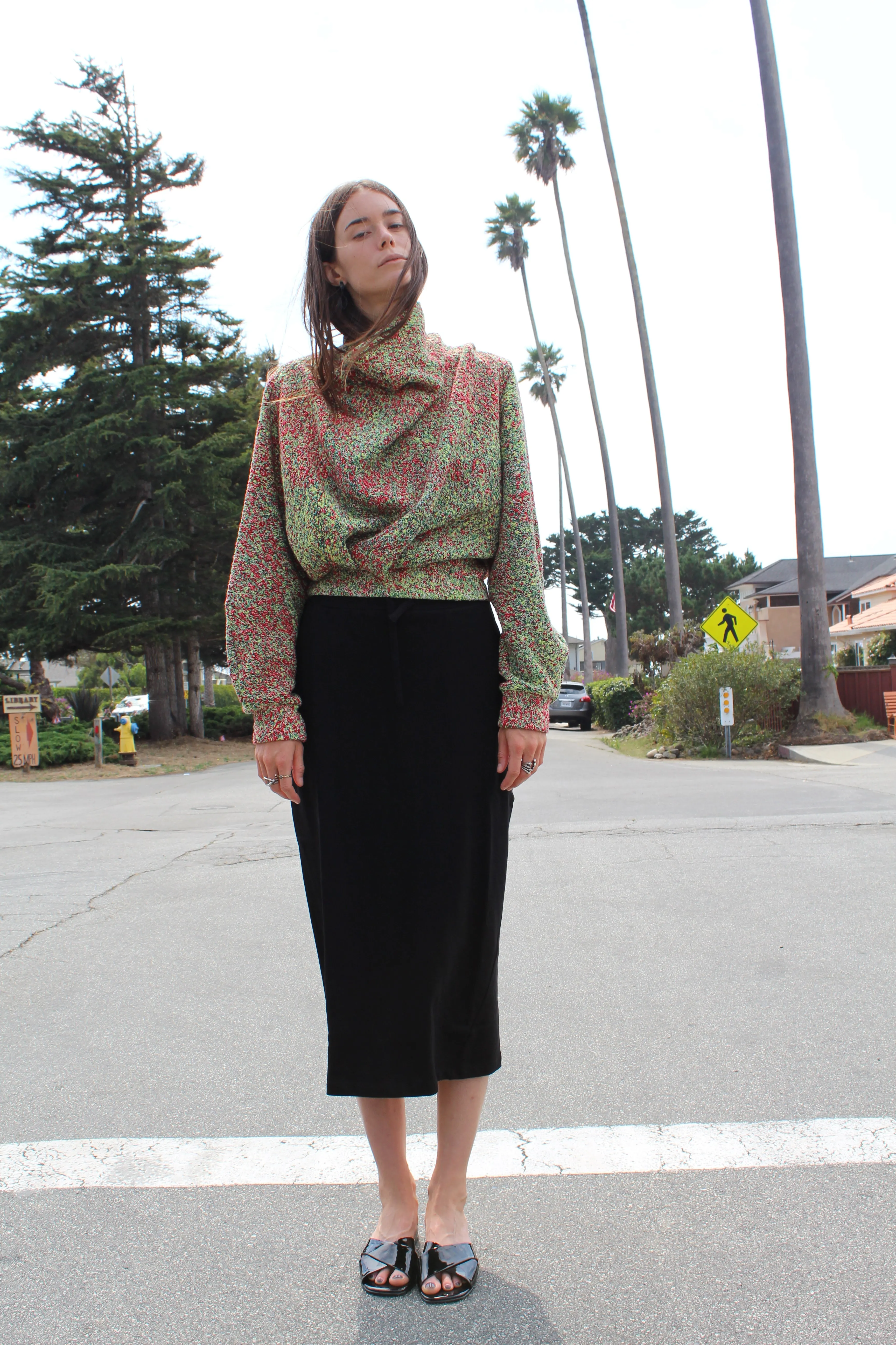 Anntian Knit Mini Sweater Bright Noise