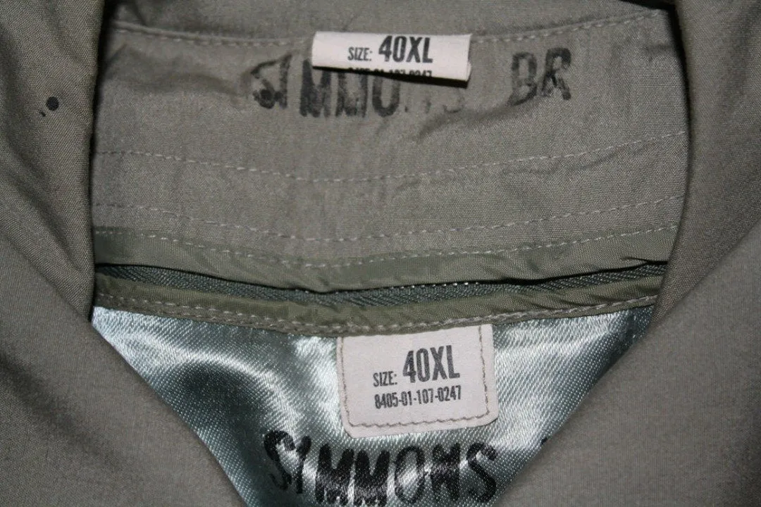 BLOWOUT SALE USED Raincoat - Double Breasted Military Trench w/liner - Sage