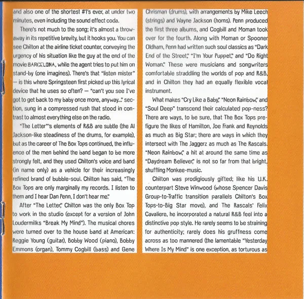 Box Tops - The Best Of The Box Tops - Soul Deep - CD