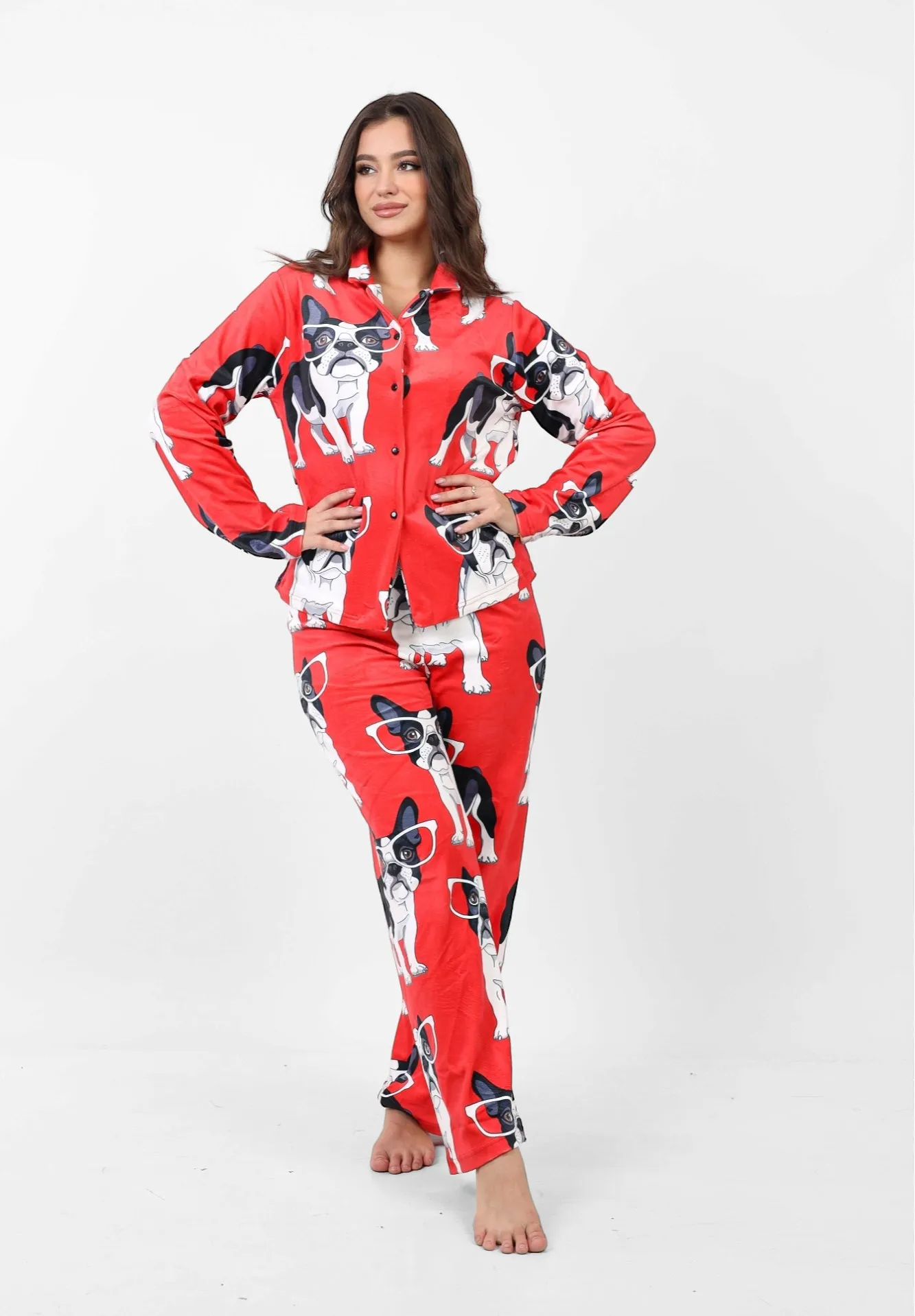 Bug love classic pjs - Red