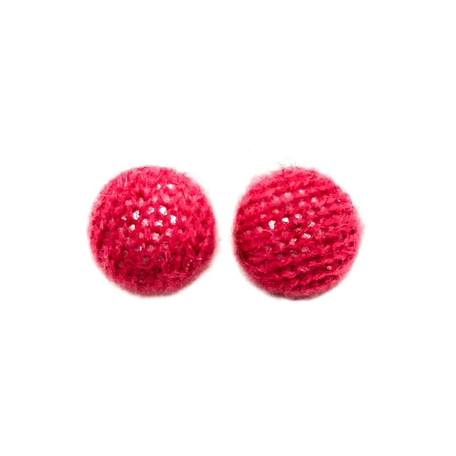 CASHMERE Button Earrings | Small