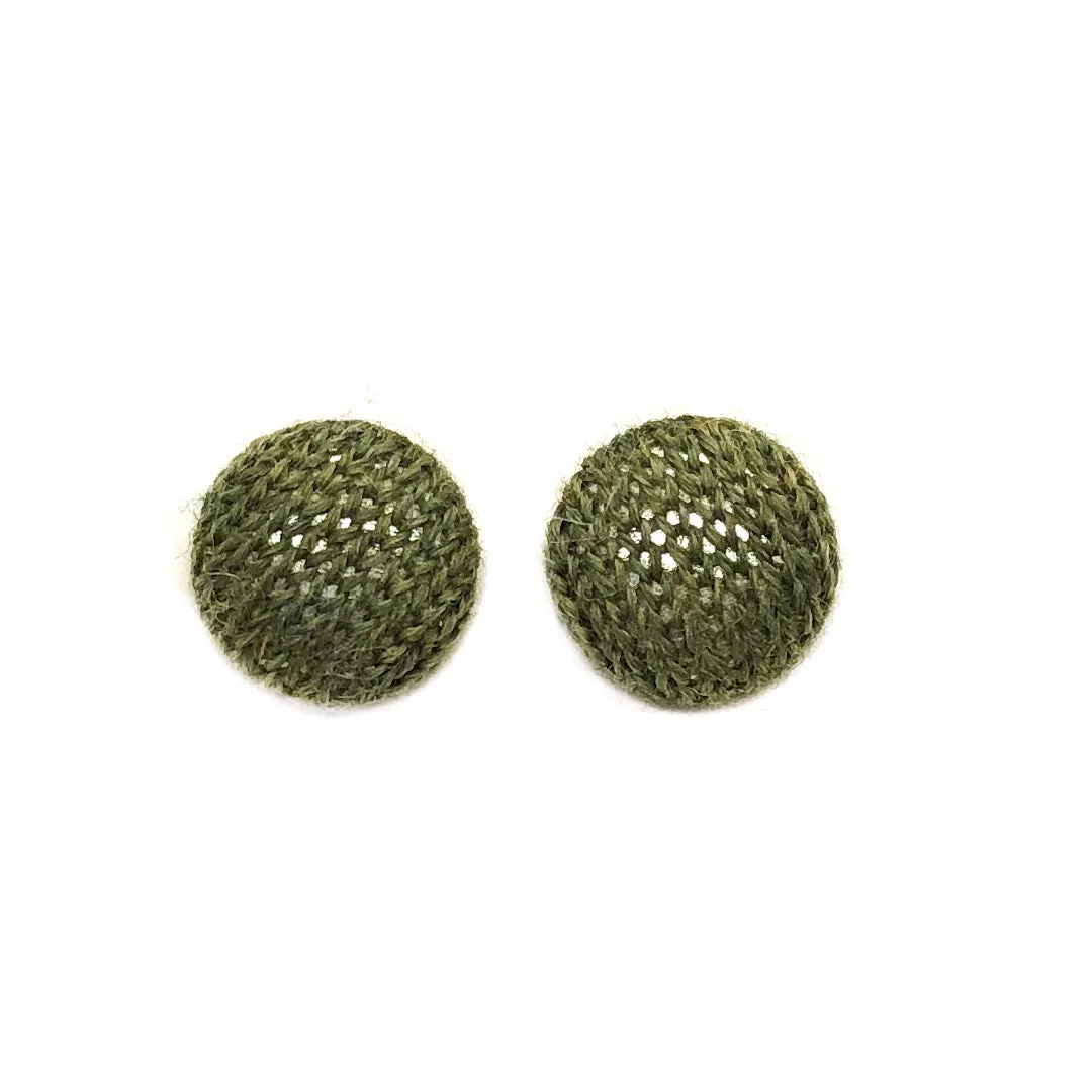 CASHMERE Button Earrings | Small