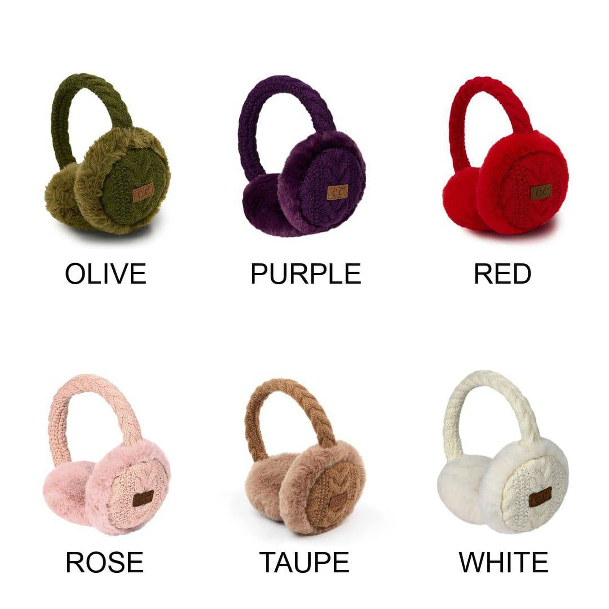CC Cable Knit Earmuffs