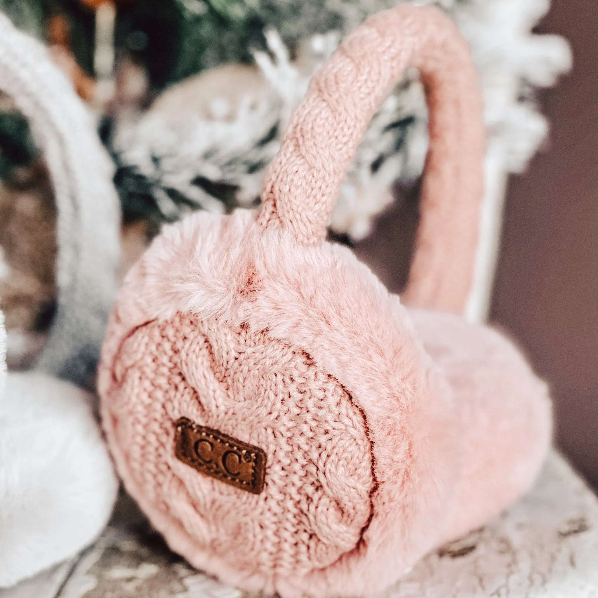 CC Cable Knit Earmuffs