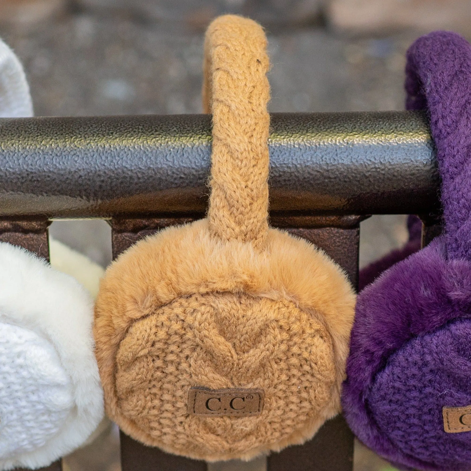 CC Cable Knit Earmuffs