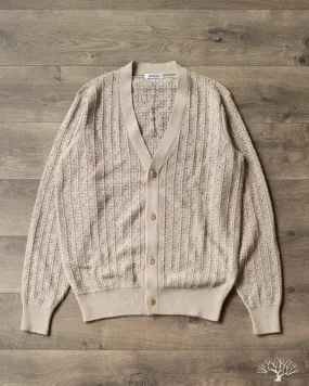 Classic Cardigan - Stone Domino