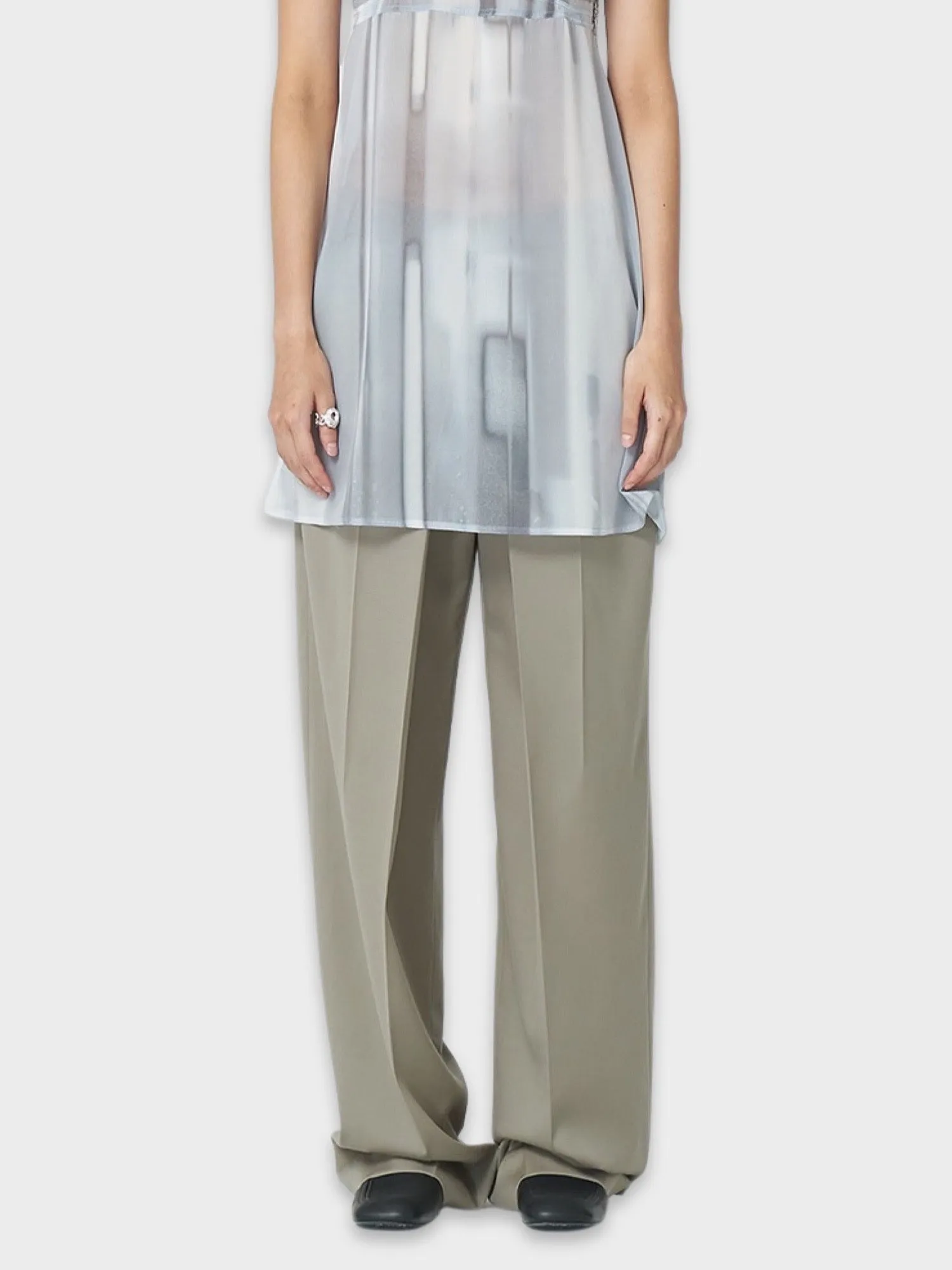 Deep Tuck Trouser