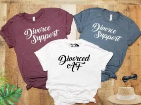 Divorced AF Divorce Party Shirts  | Just Divorced Shirts | Divorce Vacation Shirts | Divorce Announcement Shirt | Divorce Support Shirt