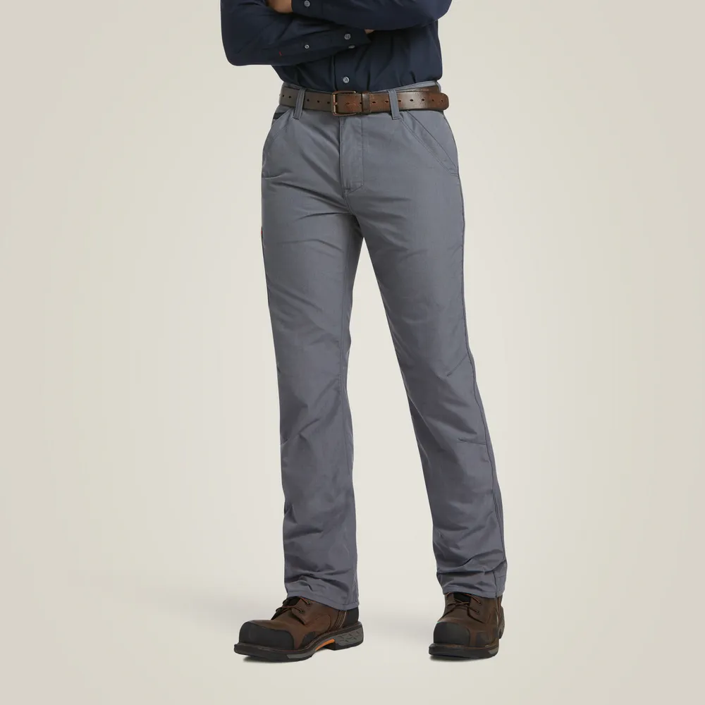 Fr M5 Straight  Duralight Ripstop Straight Leg Pant - 020-Grey | Ariat 10039285