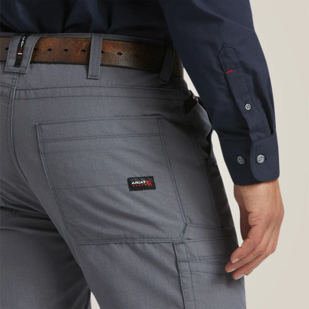 Fr M5 Straight  Duralight Ripstop Straight Leg Pant - 020-Grey | Ariat 10039285