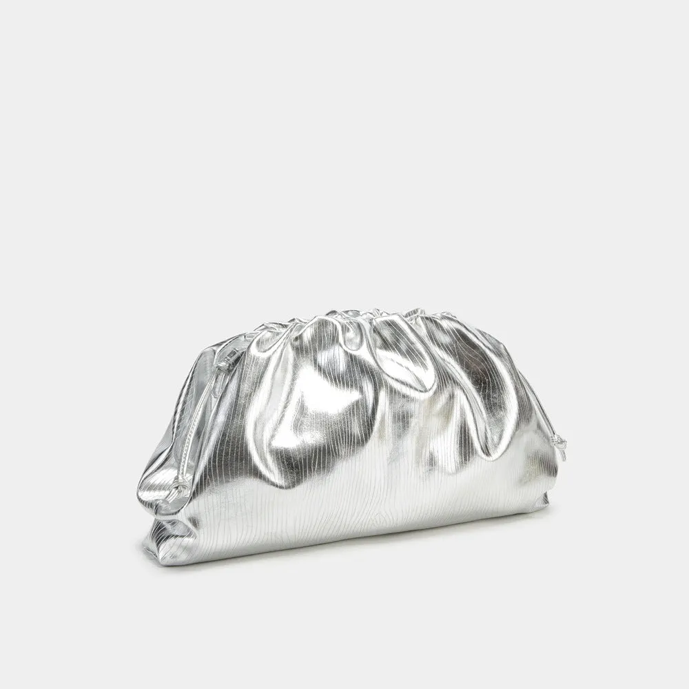 Golden Cloud Pleated Clutch bag-Showtown