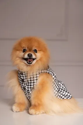HOUNDSTOOTH DOG DRESS