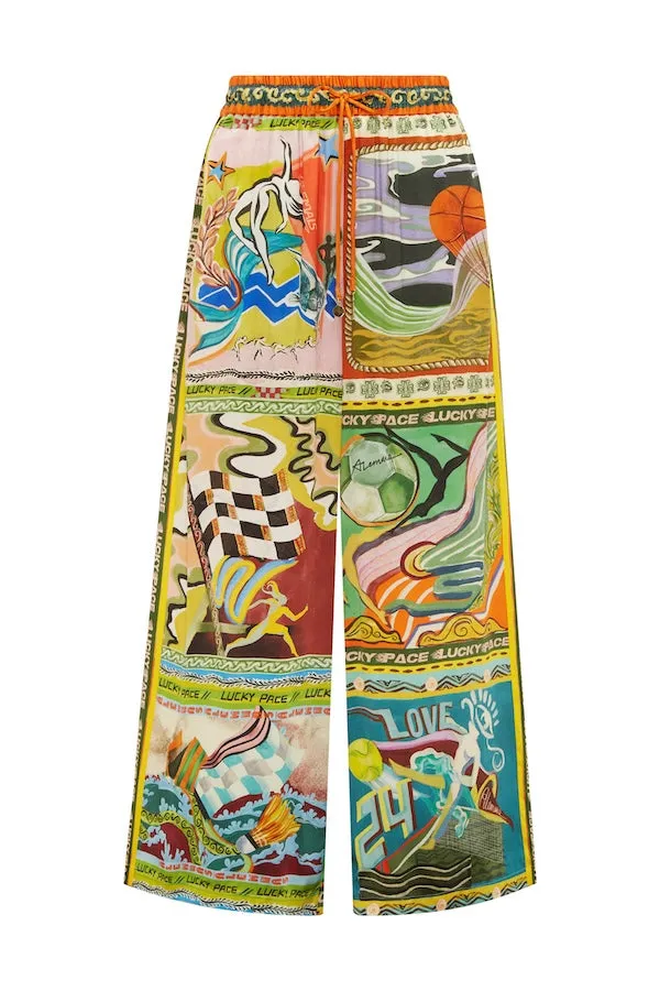 LUCKY PACE SILK PANT