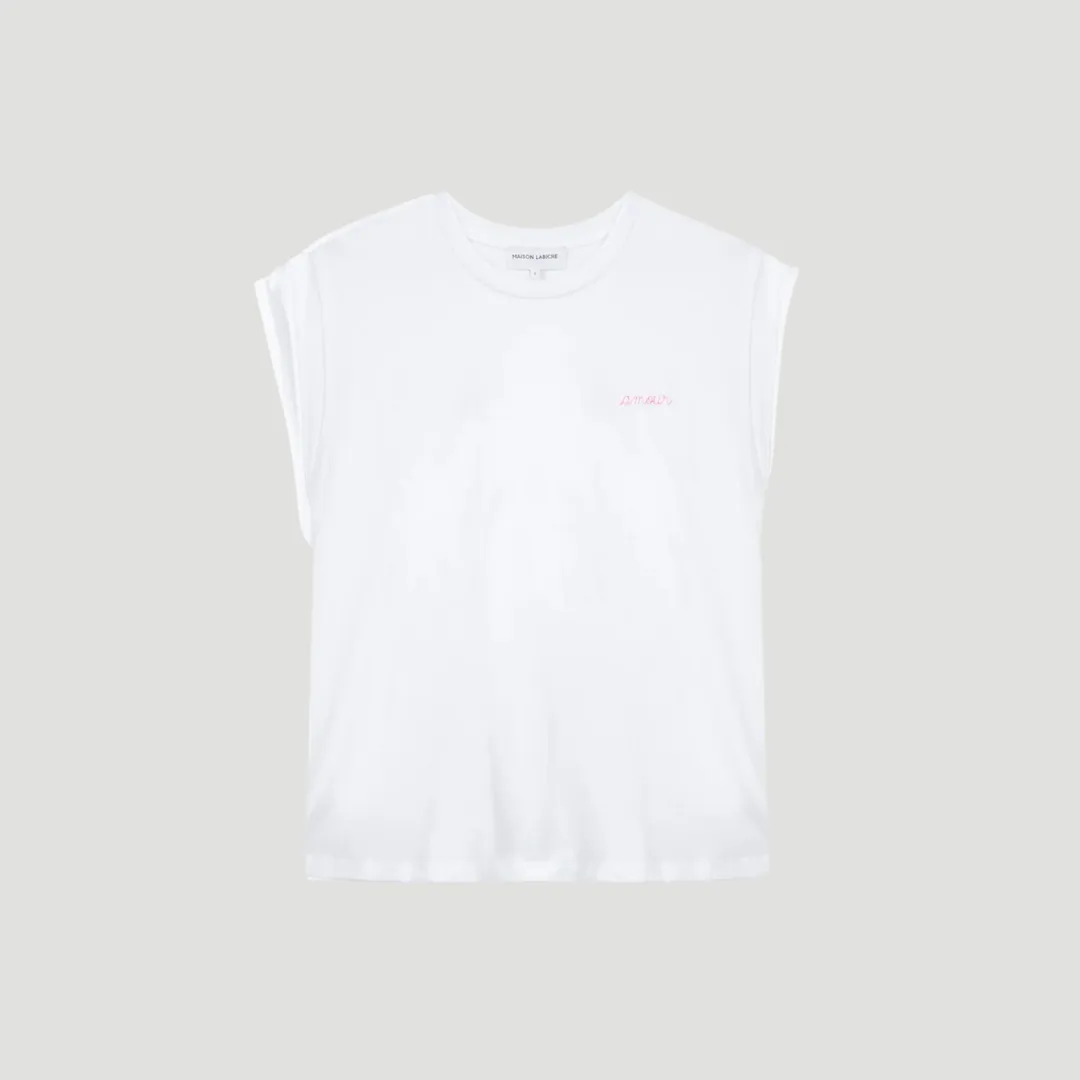 Maison Labiche Sedaine Amour T-Shirt - White
