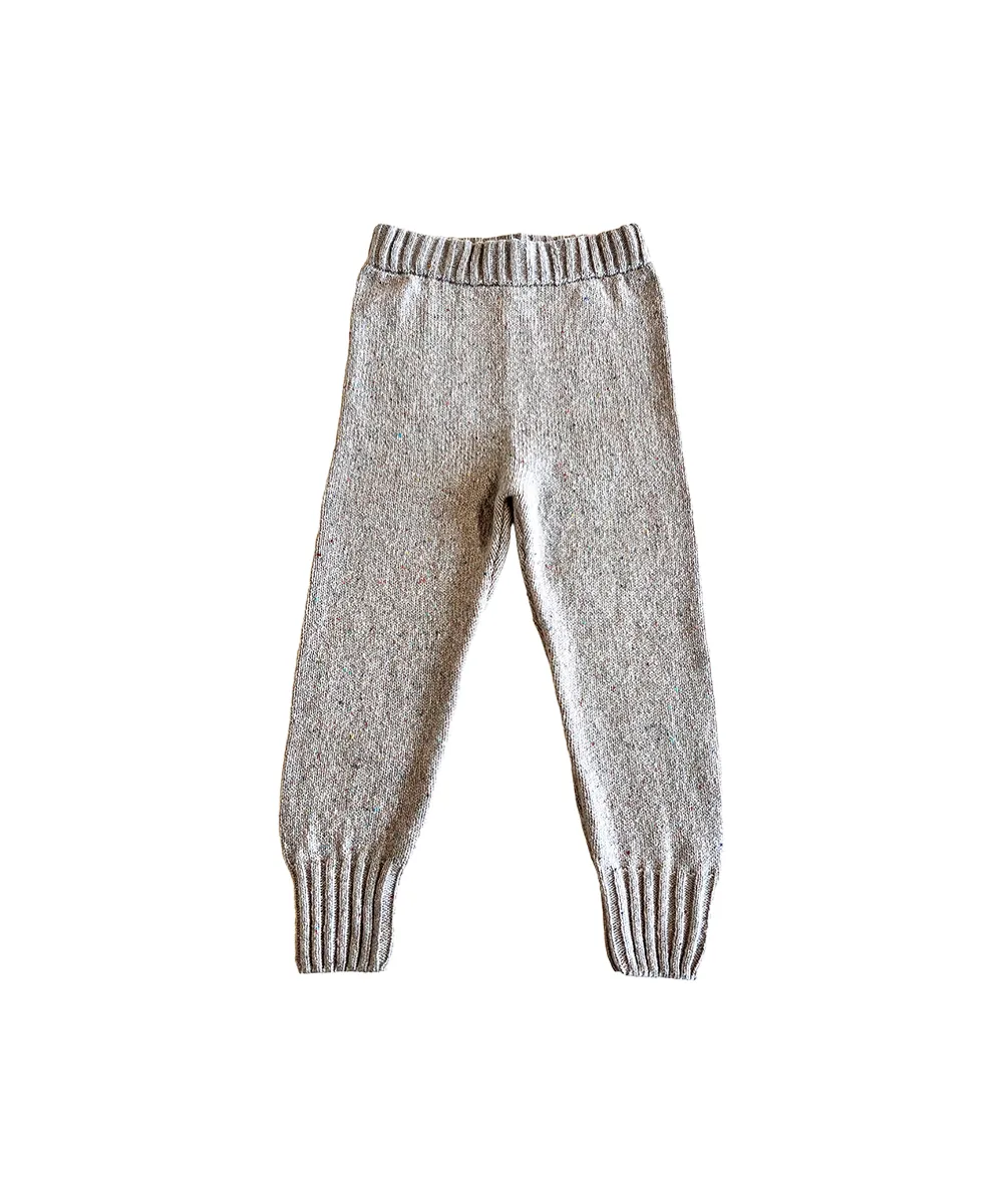 Meddal Cashmere Pants - Fawn Fleck