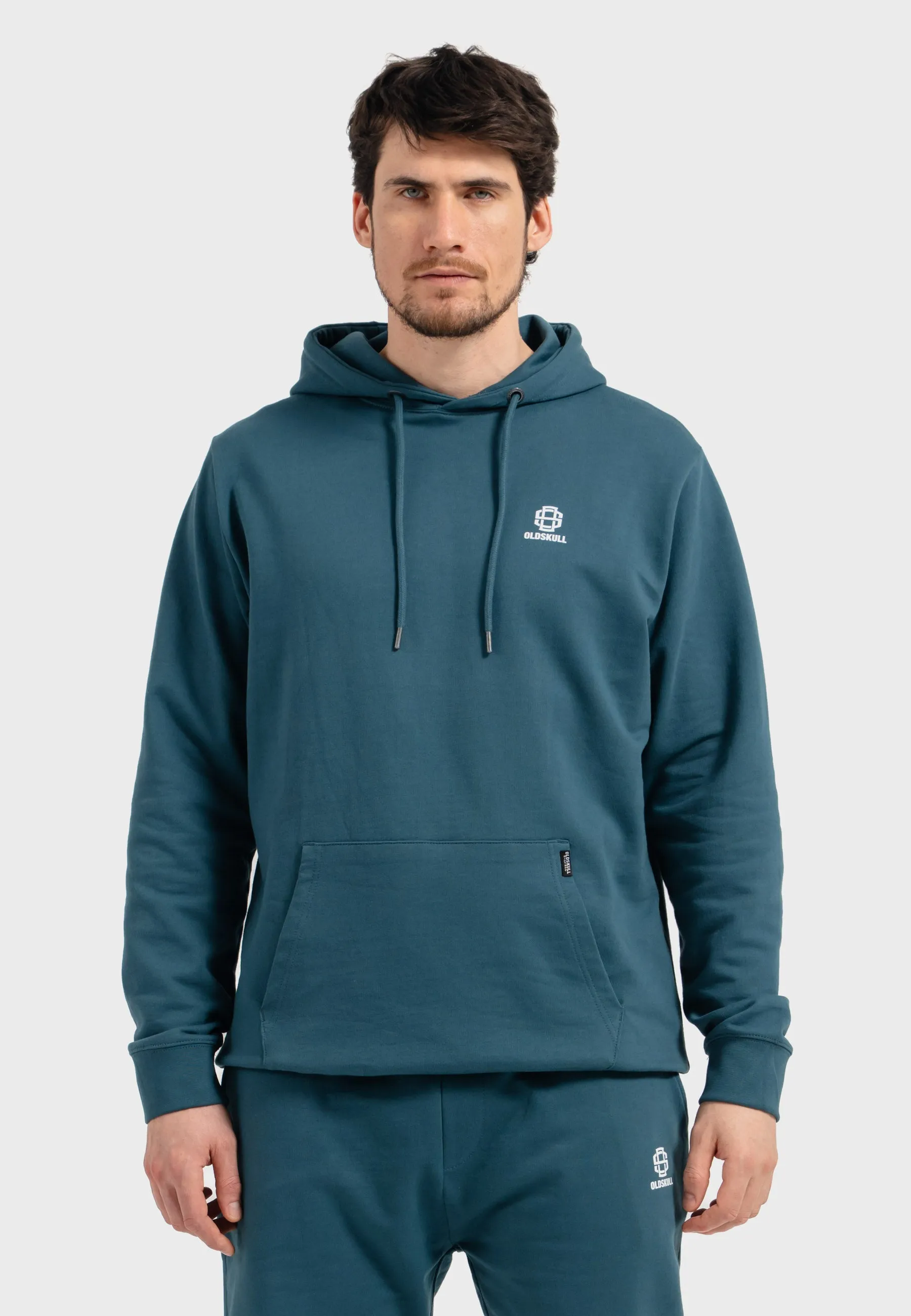 Oldskull Iconic Logo Tracksuit Jogger Hoodie Dark Green
