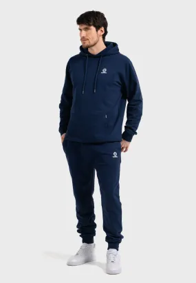 Oldskull Iconic Logo Tracksuit Jogger Hoodie Navy Blue