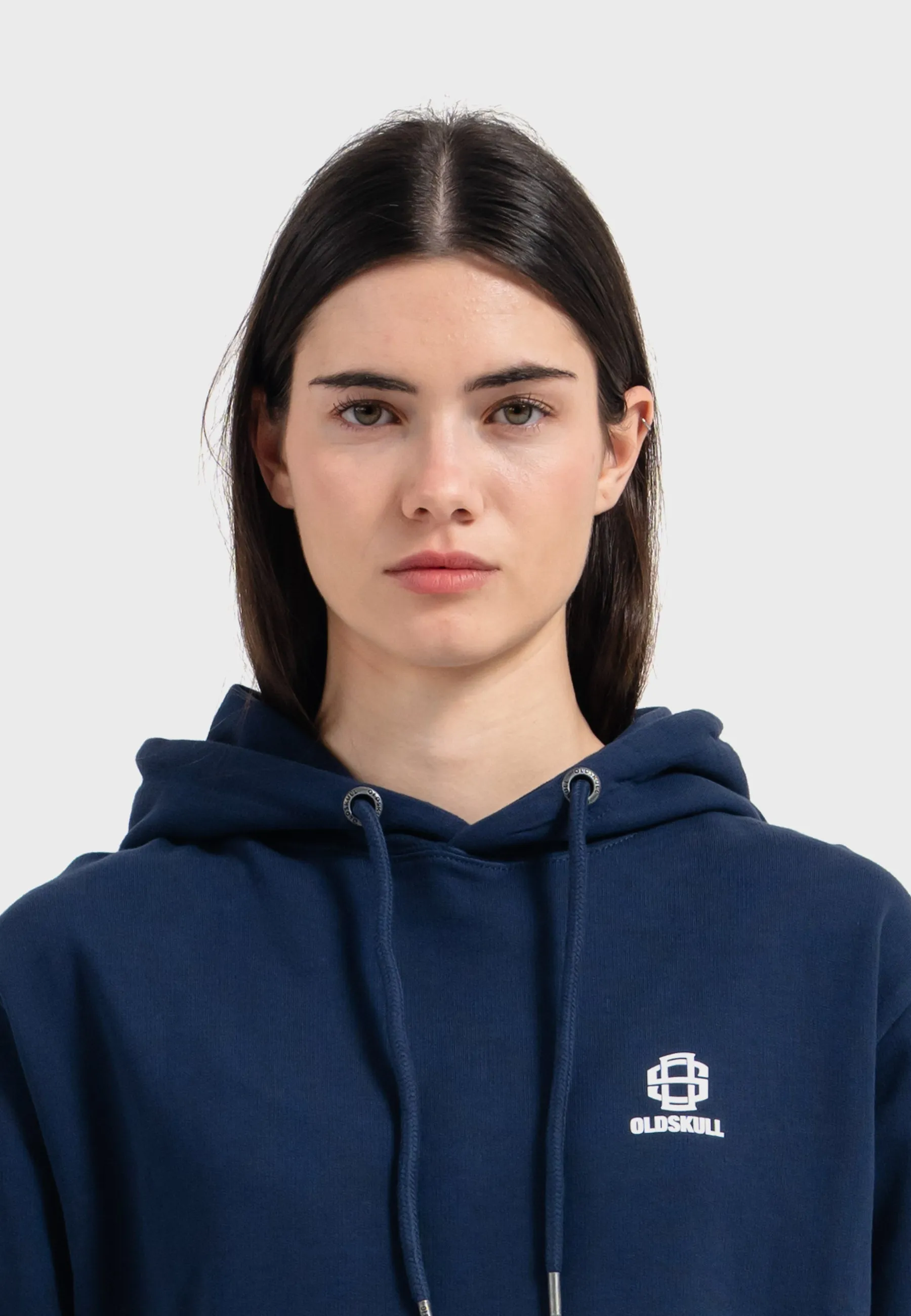 Oldskull Iconic Logo Tracksuit Jogger Hoodie Navy Blue