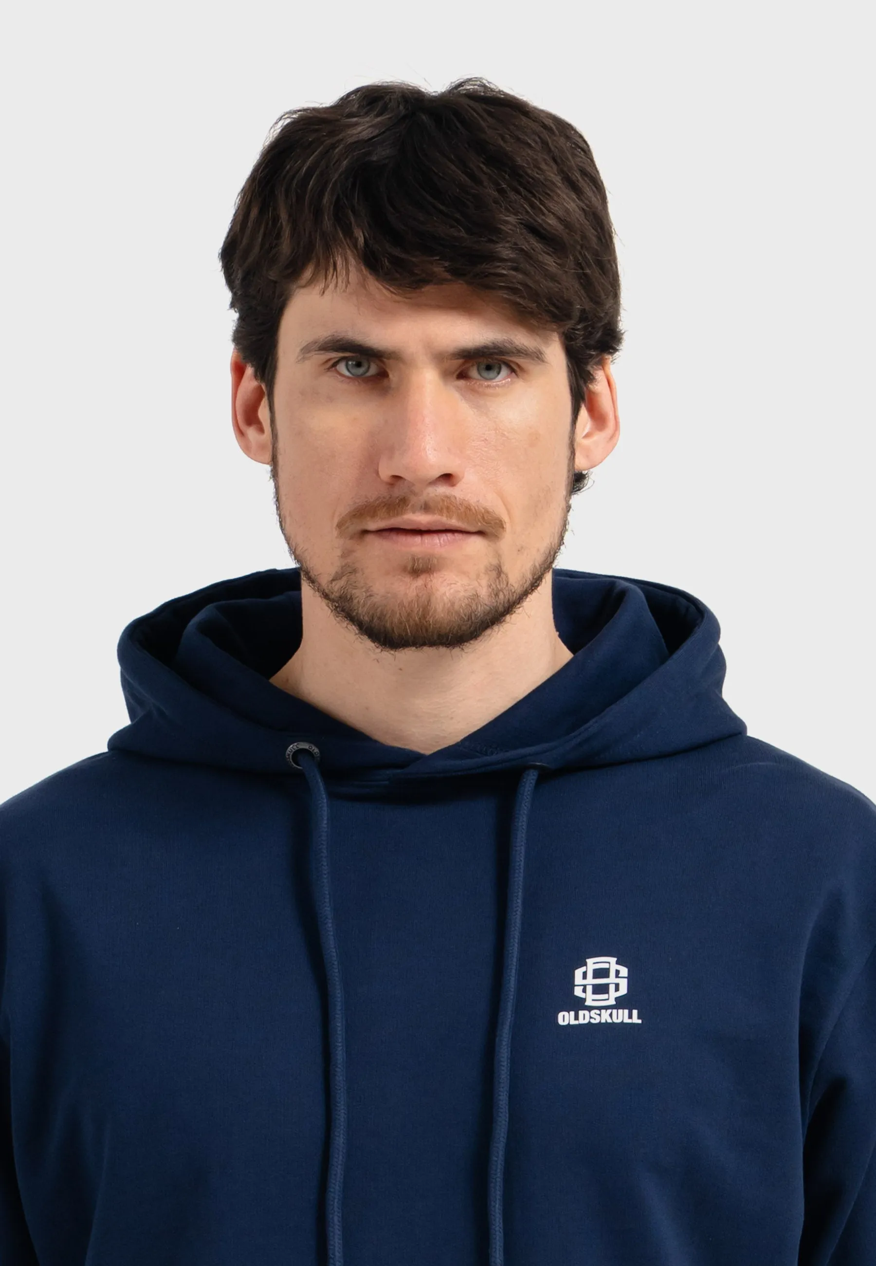 Oldskull Iconic Logo Tracksuit Jogger Hoodie Navy Blue