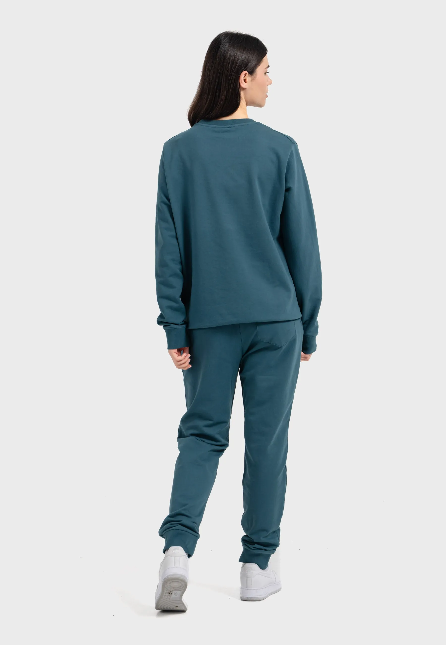Oldskull Iconic Logo Tracksuit Jogger Sweatshirt Dark Green