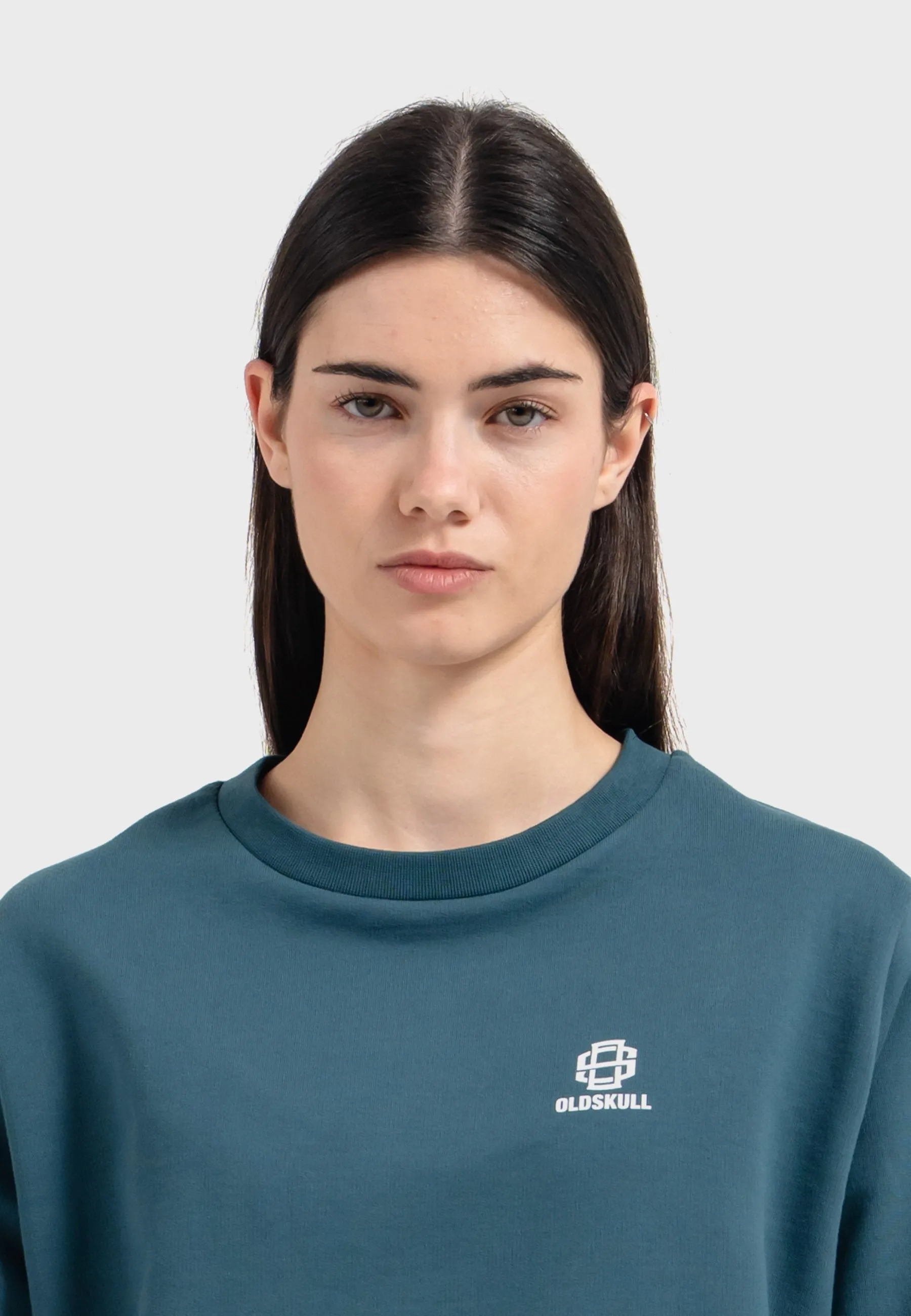 Oldskull Iconic Logo Tracksuit Jogger Sweatshirt Dark Green