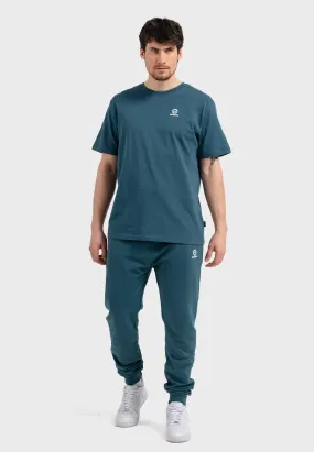 Oldskull Iconic Logo Tracksuit Jogger T-Shirt Dark Green