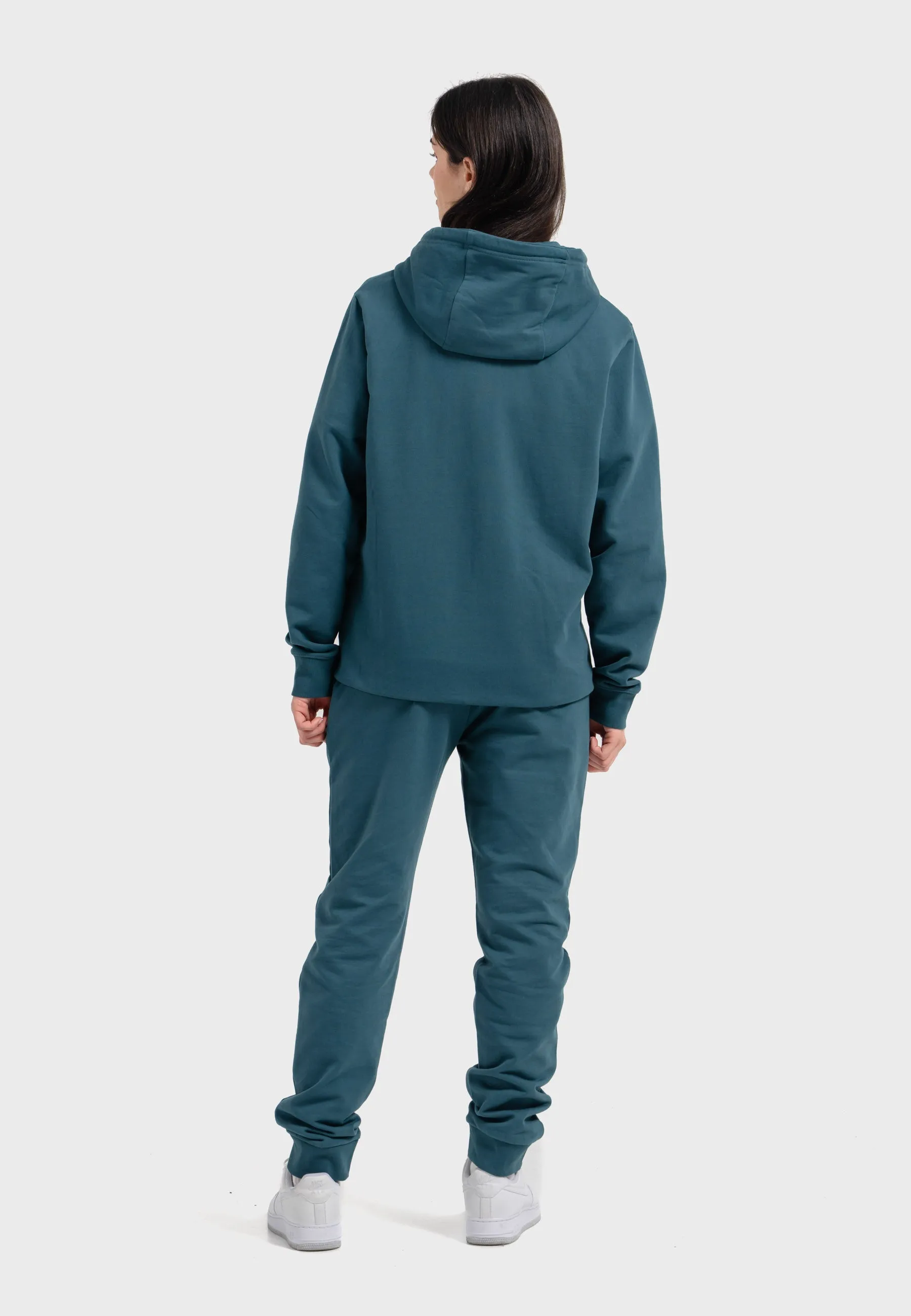 Oldskull Iconic Logo Tracksuit Jogger Zip-Hoodie Dark Green