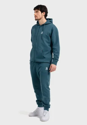 Oldskull Iconic Logo Tracksuit Jogger Zip-Hoodie Dark Green