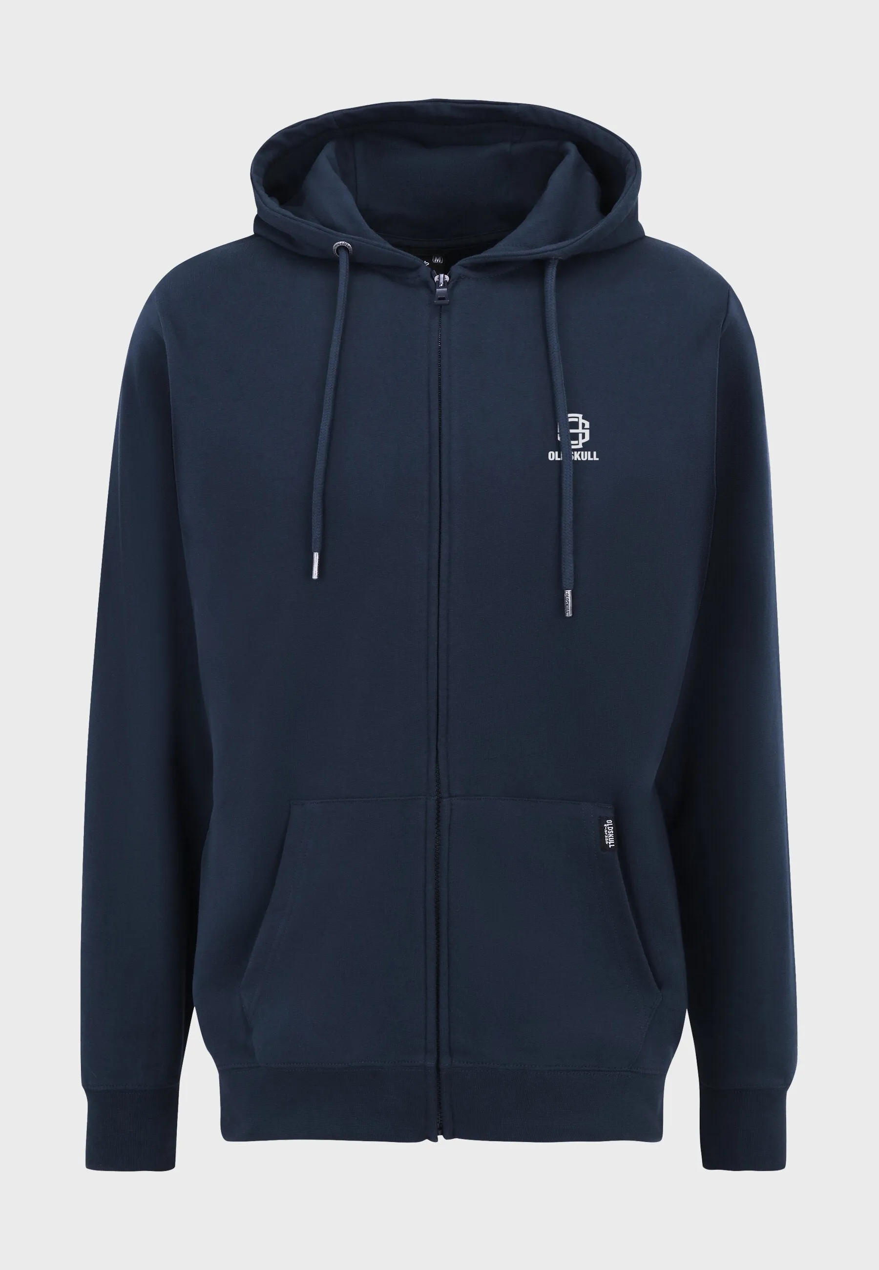 Oldskull Iconic Logo Tracksuit Jogger Zip-Hoodie Navy Blue