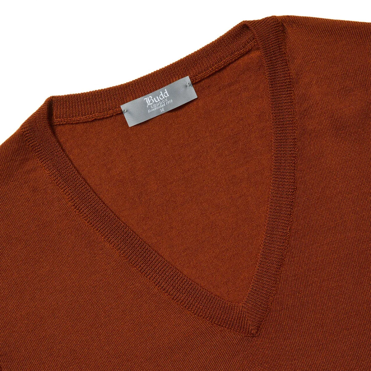 Plain Wool Slip Over Jumper in Cayenne
