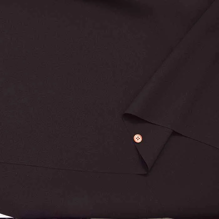 Polyester Formal Black Double Weave Fabric – Solid Colour