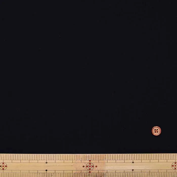 Polyester Formal Black Double Weave Fabric – Solid Colour