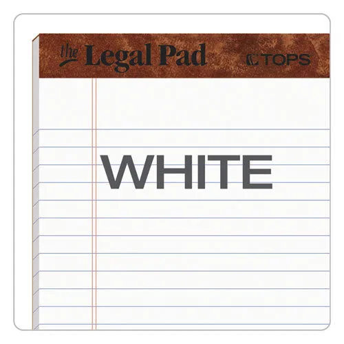 "the Legal Pad" Ruled Perforated Pads, Narrow Rule, 50 White 5 X 8 Sheets, Dozen