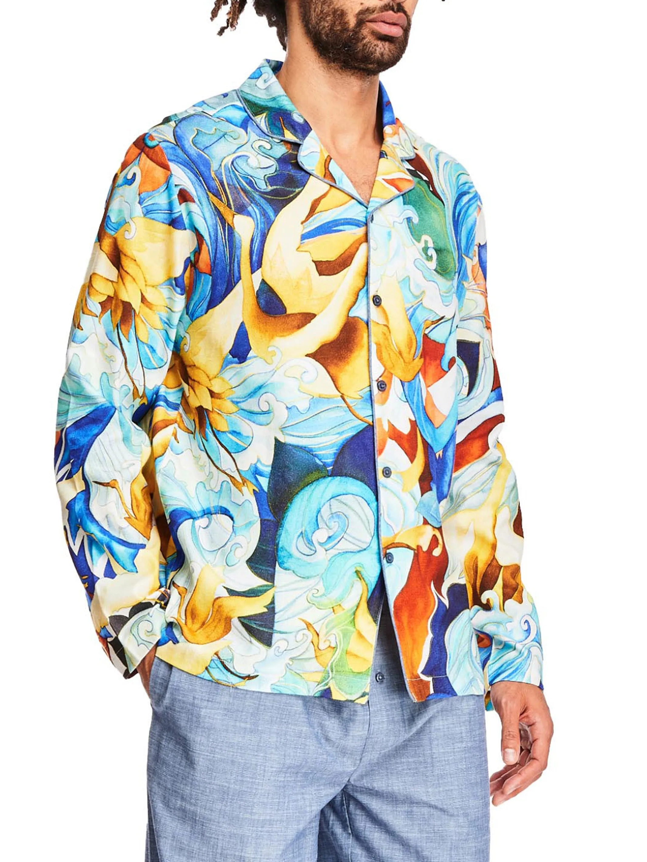 Robert Graham Printed Long Sleeve Top