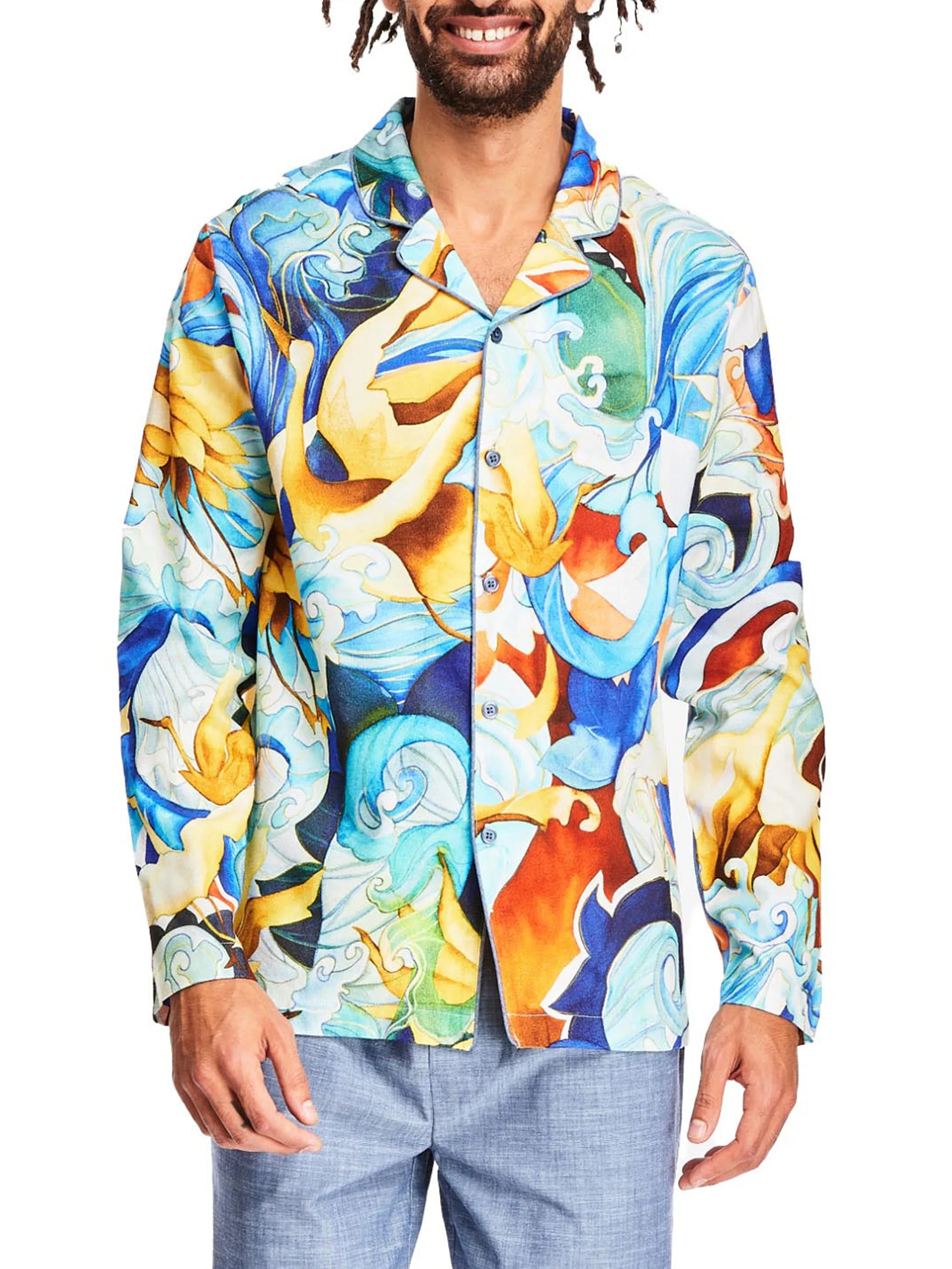 Robert Graham Printed Long Sleeve Top