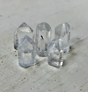 Small Clear Quartz Polished Points (approx. 1")