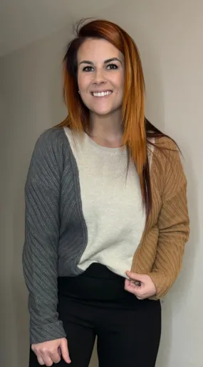 Super Soft Color Block Sweater