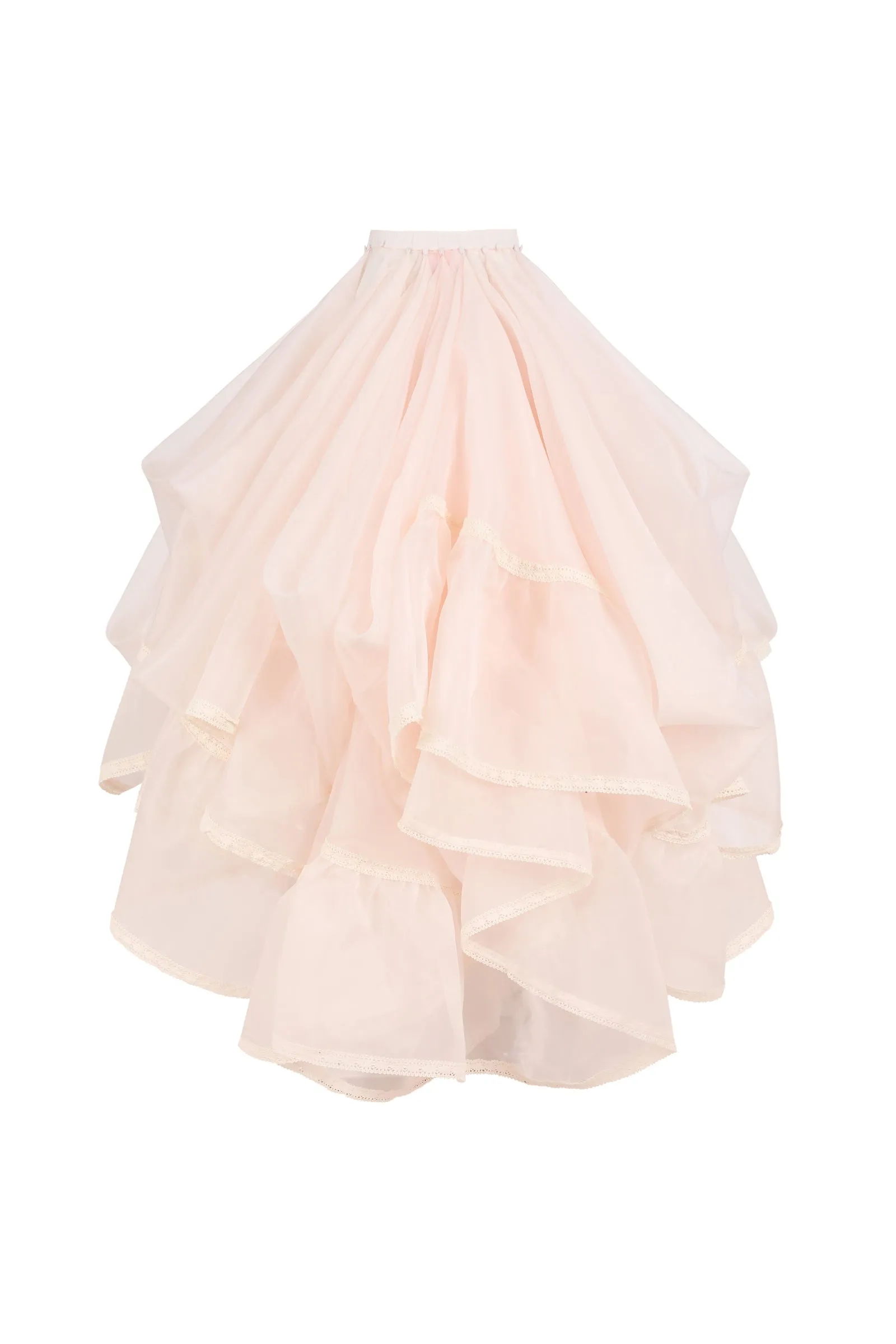 The Peach Skin Duchess Tournure