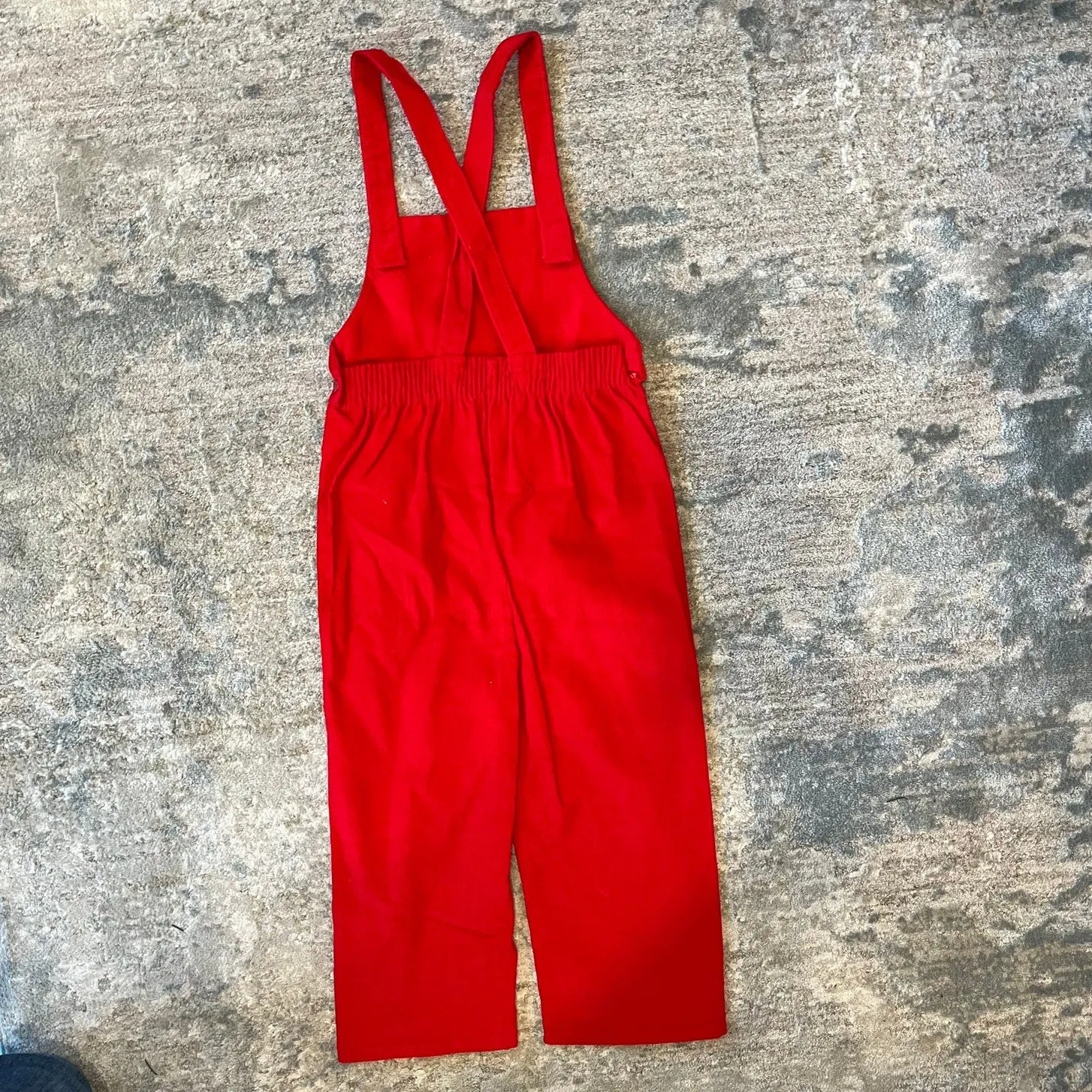 Vintage Toddletime JC Penney Red Corduroy Overalls 4T NWT