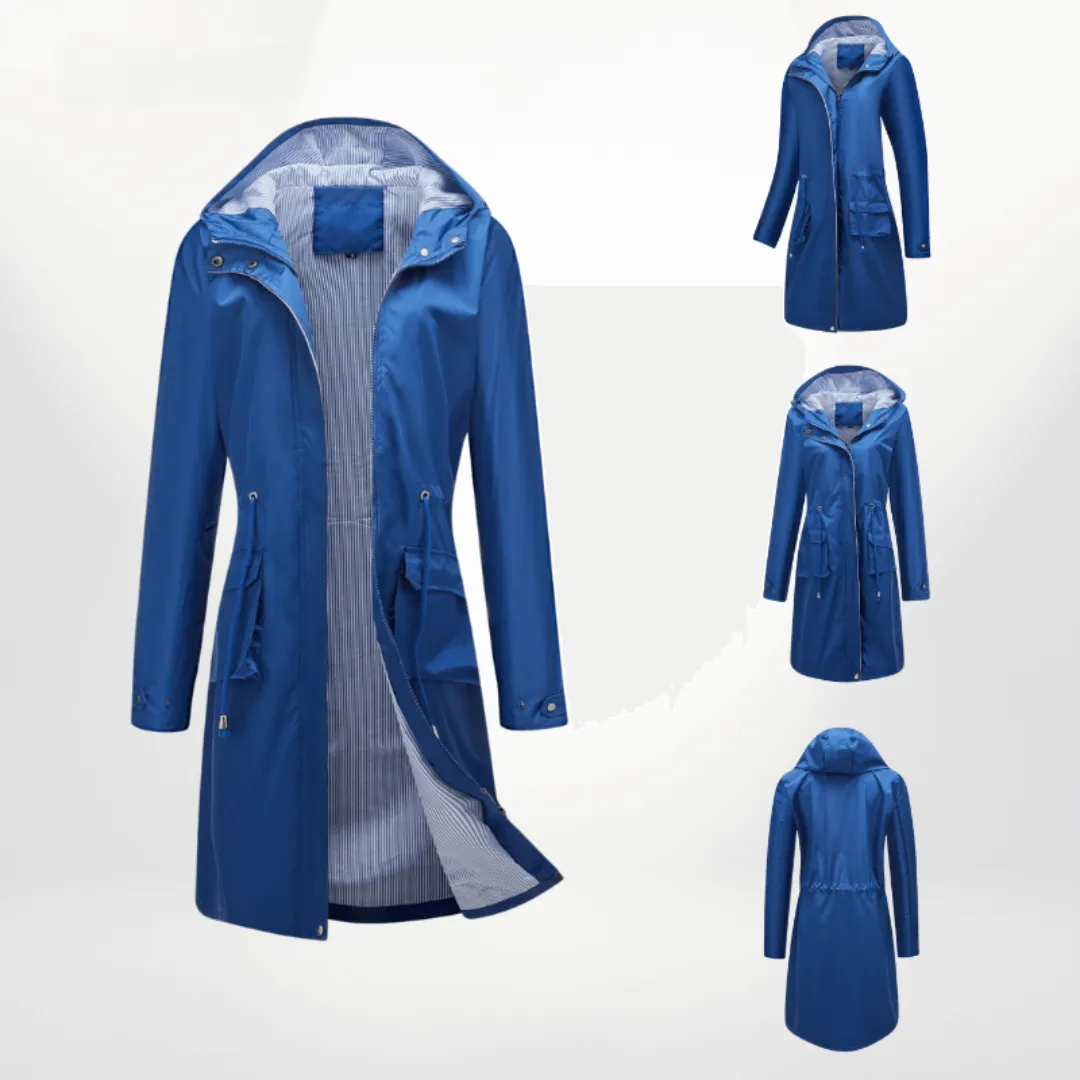 Women's Waterproof Over-Knee Trench Coat