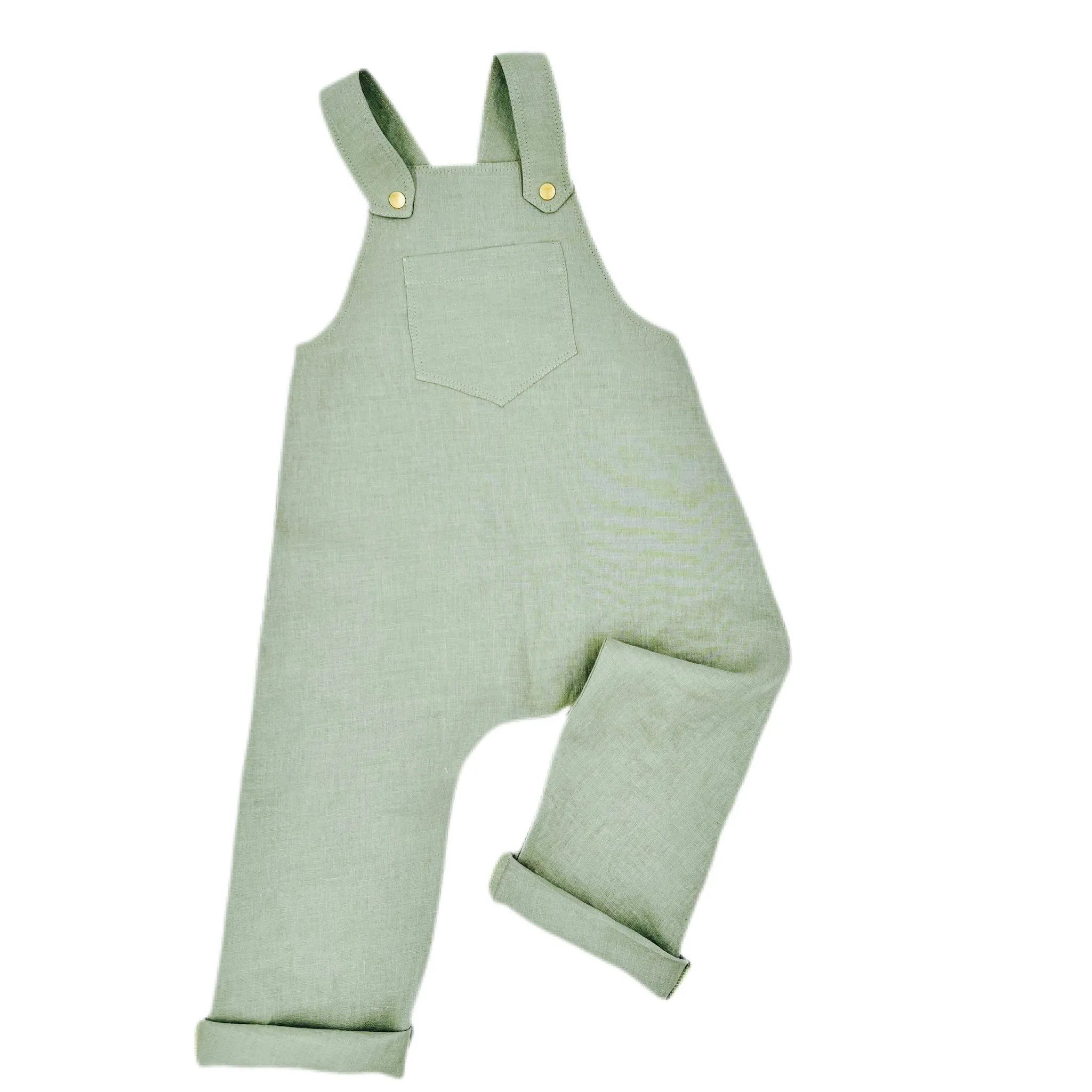 YaaYaa Overalls- Sage Green